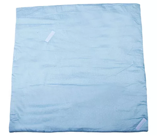 Kék pöttyös 2in1 pólya és takaró