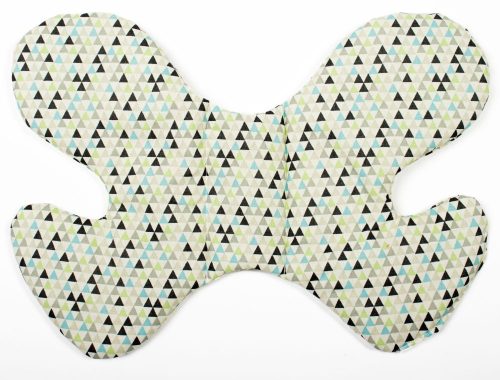Háromszöges pillangó alakú babapárna