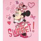 Kétrészes kislány pizsama Minnie egér mintával rózsaszín és pink színben