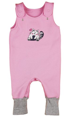 Cicus ujjatlan belül bolyhos baba rugdalózó