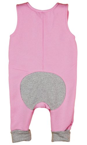 Cicus ujjatlan belül bolyhos baba rugdalózó