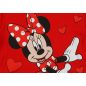 Disney Minnie szívecskés hosszú ujjú baba body piros