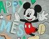 Disney Mickey Happy times hosszú ujjú belül bolyhos rugdalózó