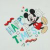 Disney Mickey "Happy times" textil-tetra kifogó-törölköző 140x140cm