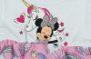 Disney Minnie és unikornis szoknyás baba body fehér