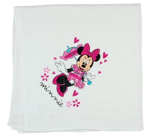 Disney Minnie esernyős textil pelenka 70x70cm