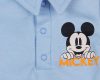 Disney Mickey hosszú ujjú galléros baba body kék