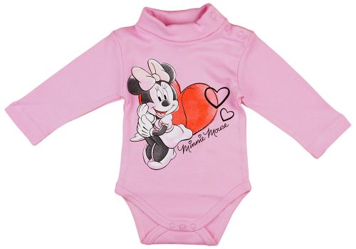 Disney Minnie szíves garbós baba body rózsaszín