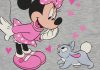 Disney Minnie nyuszis, ujjatlan, belül bolyhhos rugdalózó