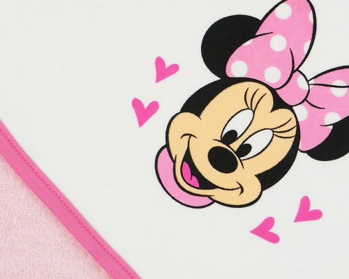 Disney Minnie kapucnis törölköző 100x100cm