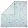 Mintás wellsoft béléses pamut babatakaró (75x75cm)
