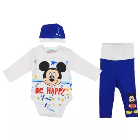 Disney Mickey "Be happy" 3 részes baba szett