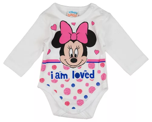 Disney Minnie "I am loved" feliratos 3 részes baba szett