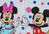Disney Minnie, Mickey belül bolyhos, hosszú ujjú hálózsák 2,5 TOG