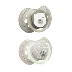 LOVI Cumisüveg szilikon dinamikus Buddy Bear 6-18h 2 db