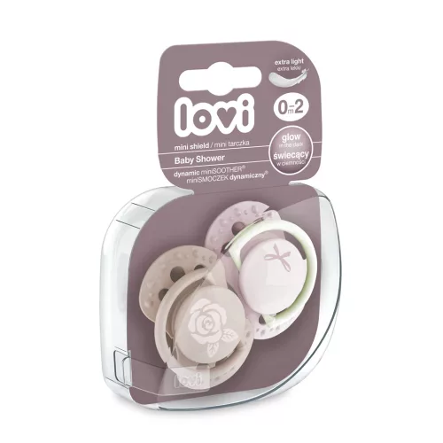 LOVI Cumisüveg mini Baby shower 0-2h 2db lány