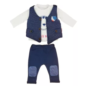 Oroszlános 3 részes mellényes szett