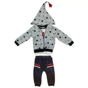 3 részes plüss szabadidő szett