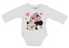 Disney Minnie szívecskés glitteres hosszú ujjú baba body