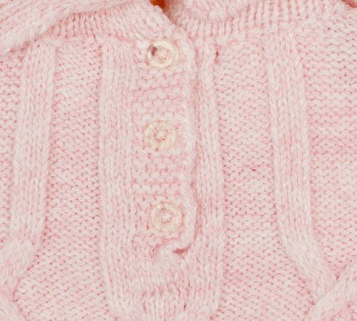 Kötött| gombos rugdalózó szett