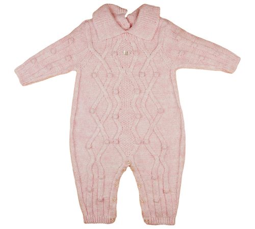 Kötött| gombos rugdalózó szett