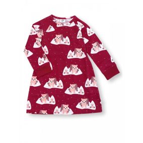 JNY organikus pamut kislány ruha - róka