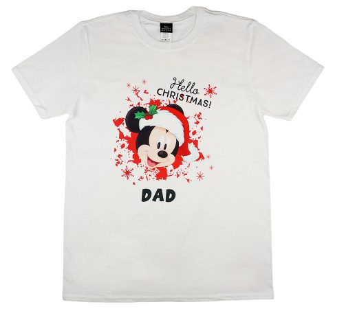 Disney Mickey karácsonyi férfi póló