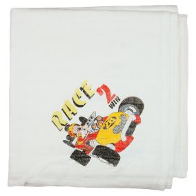   Disney Mickey autós textil-tetra kifogó törölköző 140x140cm