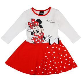 Disney Minnie masnis| pöttyös hosszú ujjú lányka ruha