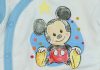 Disney Mickey rajzos hosszú ujjú baba body fehér