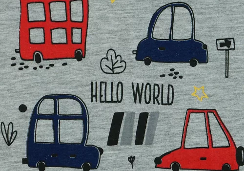 Autós 2 részes nyári pólós szett