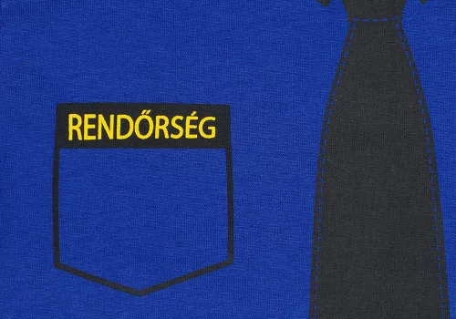 Rendőrös rövid ujjú fiú póló