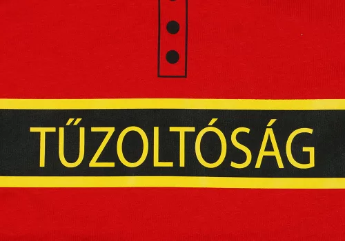 Tűzoltós fiú rövid ujjú póló