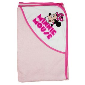 Disney Minnie kapucnis frottír törölköző (100x100cm)