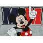 Disney Mickey rövid ujjú baba body szürke