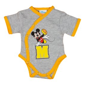 Disney Mickey "M" rövid ujjú baba body