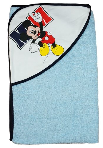 Disney Mickey "MM" kapucnis frottír törölköző 100x100cm