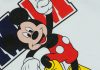 Disney Mickey "MM" kapucnis frottír törölköző 100x100cm