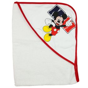 Disney Mickey kapucnis törölköző 70x90cm