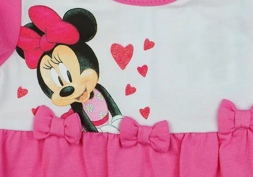 Disney Minnie szívecskés rövid ujjú napozó