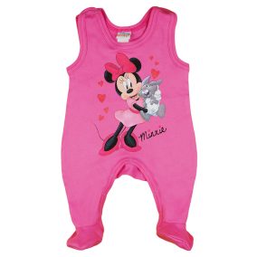   Disney Minnie szívecskés| nyuszis ujjatlan baba rugdalózó