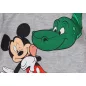 Disney Mickey dinós hosszú ujjú baba body szürke