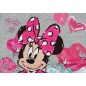 Disney Minnie szíves| virágos lányka póló