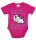 Bocis feliratos rövid ujjú baba body pink