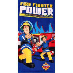 Sam a Tűzoltó mintás törölköző 70x140 cm