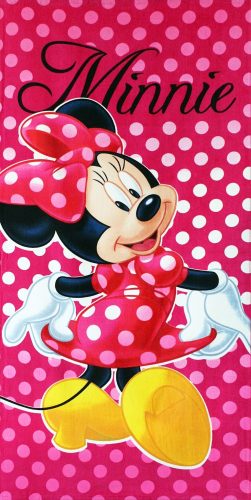 Disney Minnie mintás törölköző 70x140 cm