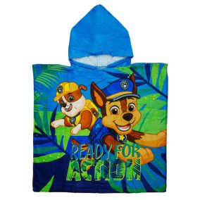 Paw Patrol/ Mancs őrjárat mintás kapucnis fürdőponcsó