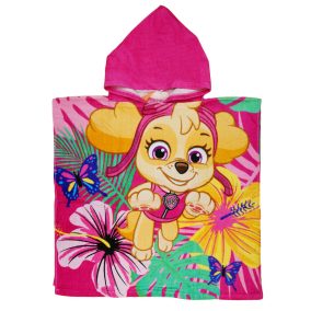 Paw Patrol/ Mancs őrjárat mintás kapucnis fürdőponcsó
