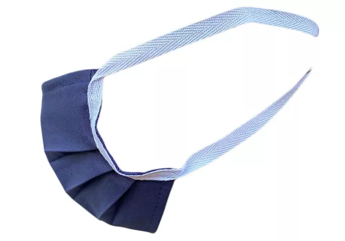 Kétrétegű textil szájmaszk orrmerevítővel