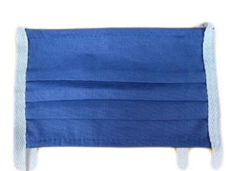 Kétrétegű textil szájmaszk orrmerevítővel